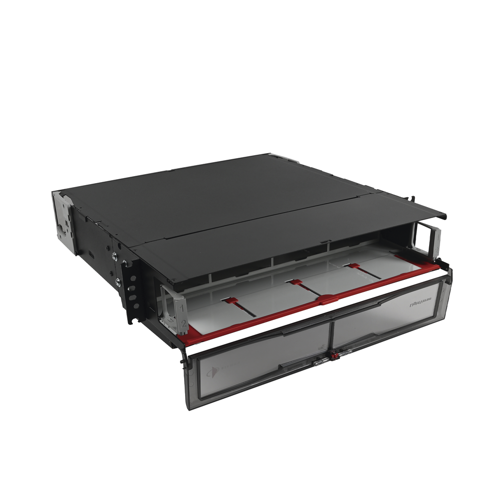 Distribuidor de Fibra ?ptica de Alta Densidad LigthVerse *Pro* Para Rack de 19 Pulgadas (48.26 cm), Acepta 8 Placas Plug and Play, Hasta 192 Fibras, 2 UR - Imagen 2