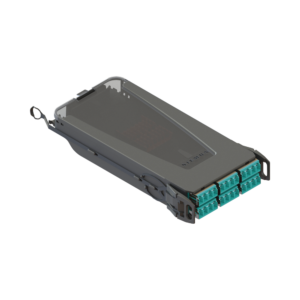 Cassette para Empalme (Fusi?n) LightVerse, Hasta 24 Fibras, Conectores LC/UPC Shuttered, para Fibra Multimodo OM3, 900um, 1 Metro (3.28 Pies)