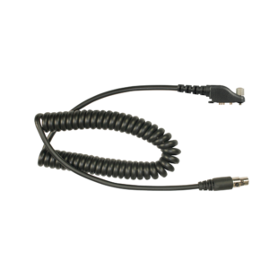 Cable resistente al fuego (UL-914), para auricular HDS-EMB con atenuaci??n de ruido para radios Icom IC-F50/ 60/ 3161/ 4161/ 30GS/ 30GT/ 40GT/ 40GS/ 40G.