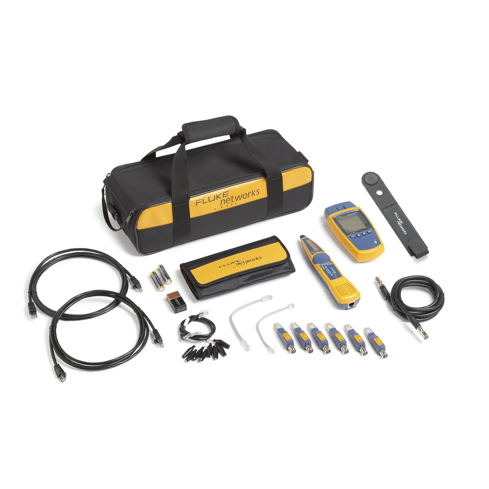 Kit Profesional de Verificador de Red MicroScanner2, para Comprobaci?n de Redes de Voz, Datos y Video, con Pantalla LCD Retroiluminada