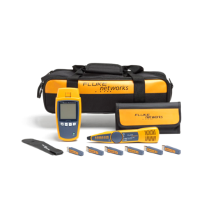 Kit Profesional de Verificador de Red MicroScanner PoE, para Comprobaci?n de Redes de Voz, Datos, Video y PoE 802.3af, at, bt y UPOE, con Pantalla LCD Retroiluminada