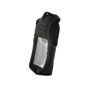 Funda de Nylon, clip metǭlico p/ cinto, correa-broche y visor frontal-DTMF / IC-F3161T/D, IC-F3261T/D, IC-F3360DT.