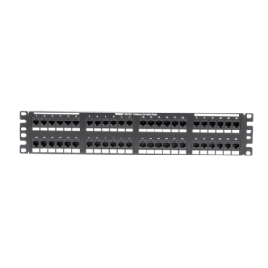 Panel de Parcheo de Impacto 110, Plano, Categor?a 5e, de 48 Puertos, 2UR