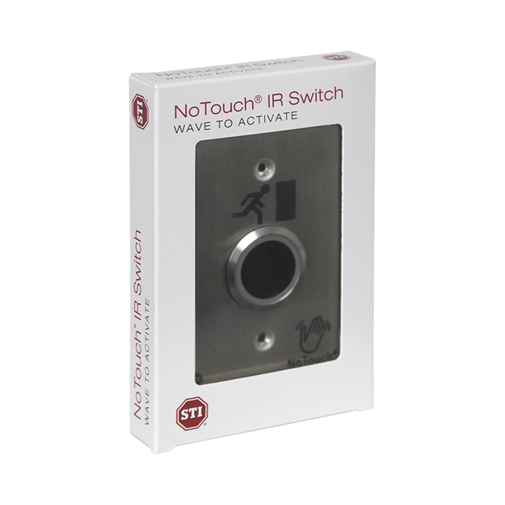 Interruptor IR NoTouch® de Acero Inoxidable, De un solo grupo, Símbolo de puerta - Imagen 2