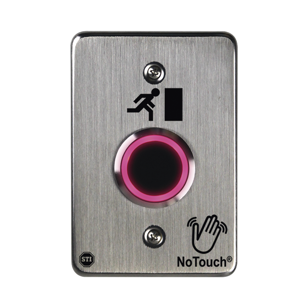 Interruptor IR NoTouch® de Acero Inoxidable, De un solo grupo, Símbolo de puerta - Imagen 3