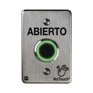 Interruptor IR NoTouch® de Acero Inoxidable, De un solo grupo, ABIERTO