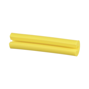 Manguito Porta Etiquetas de Identificaci?n, Para Fibra Simplex de 2 mm, 0.08 Pulgadas (2 mm) de Largo, Color Amarillo, Paquete de 100pz