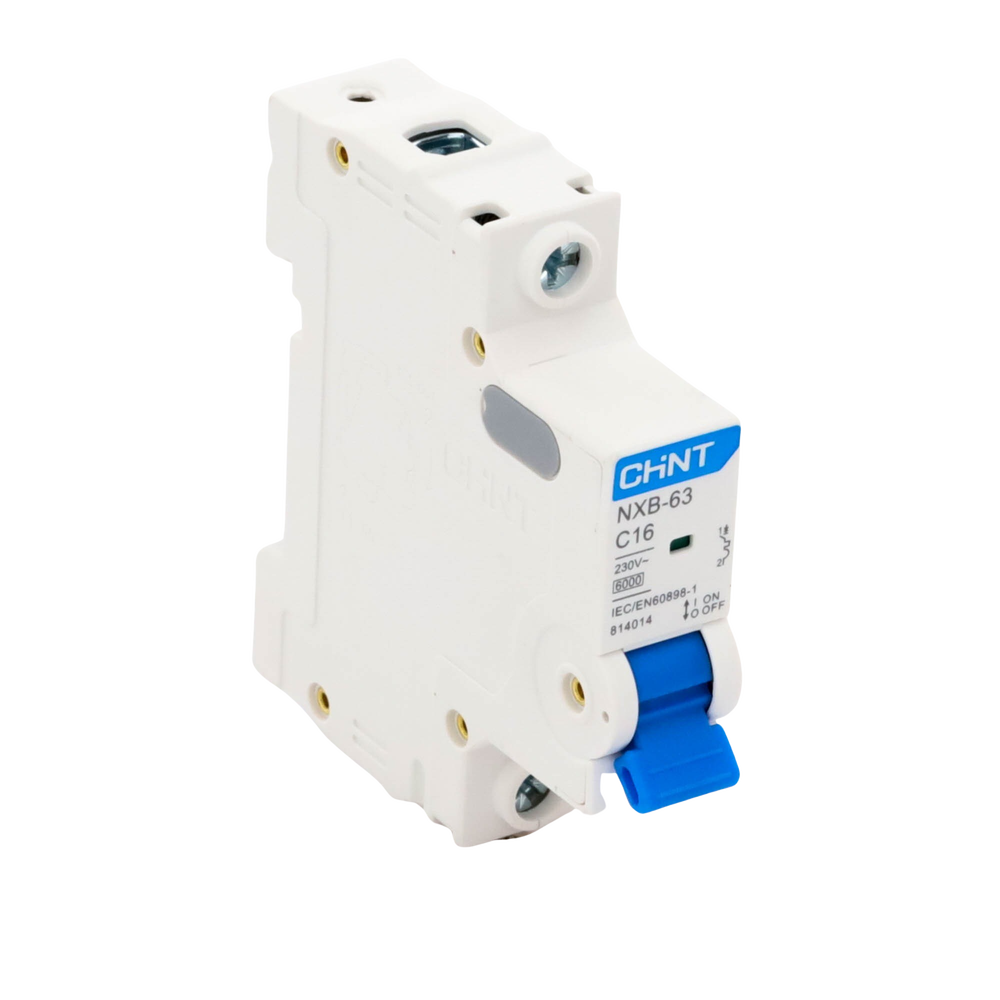 Pastilla para Riel Din, 1 Polo, 16 Amp, Vca:110/415v, 6kA, Catálogo: NXB631PC16. - Imagen 3