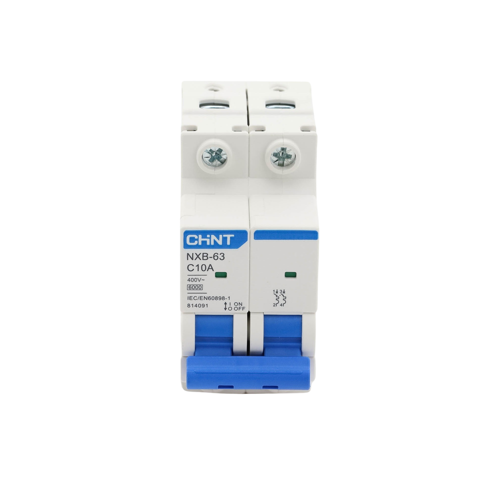 Pastilla para Riel Din, 2 Polos, 10 Amp, Vca:110/415v, 6kA, Catálogo: NXB632PC10. - Imagen 2
