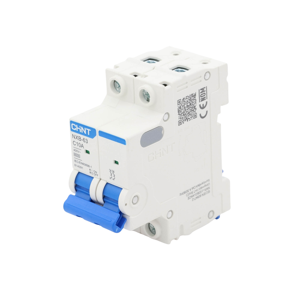Pastilla para Riel Din, 2 Polos, 10 Amp, Vca:110/415v, 6kA, Catálogo: NXB632PC10. - Imagen 3