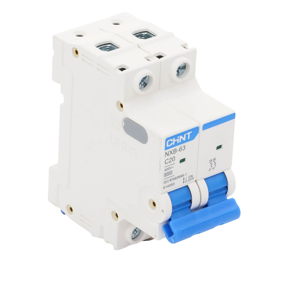 Pastilla para Riel Din, 2 Polos, 20 Amp, Vca:110/415v, 6kA, Catálogo: NXB632PC20. - Imagen 5