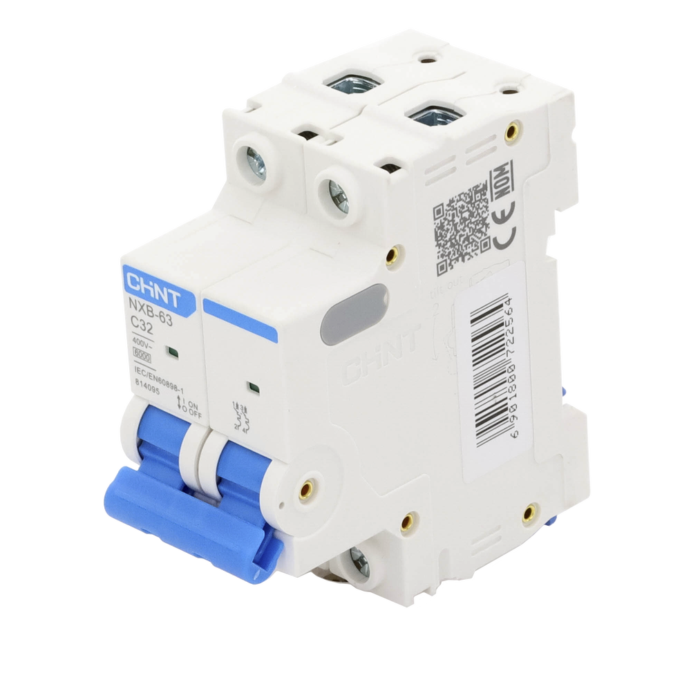 Pastilla para Riel Din, 2 Polos, 32 Amp, Vca:110/415v, 6kA, Catálogo: NXB632PC32. - Imagen 3