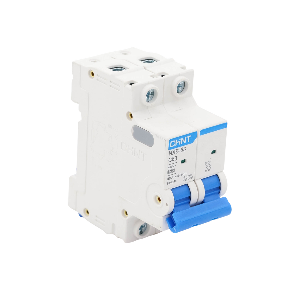 Pastilla para Riel Din, 2 Polo, 63 Amp, Vca:110/415v, 6kA, Catálogo: NXB632PC63. - Imagen 4
