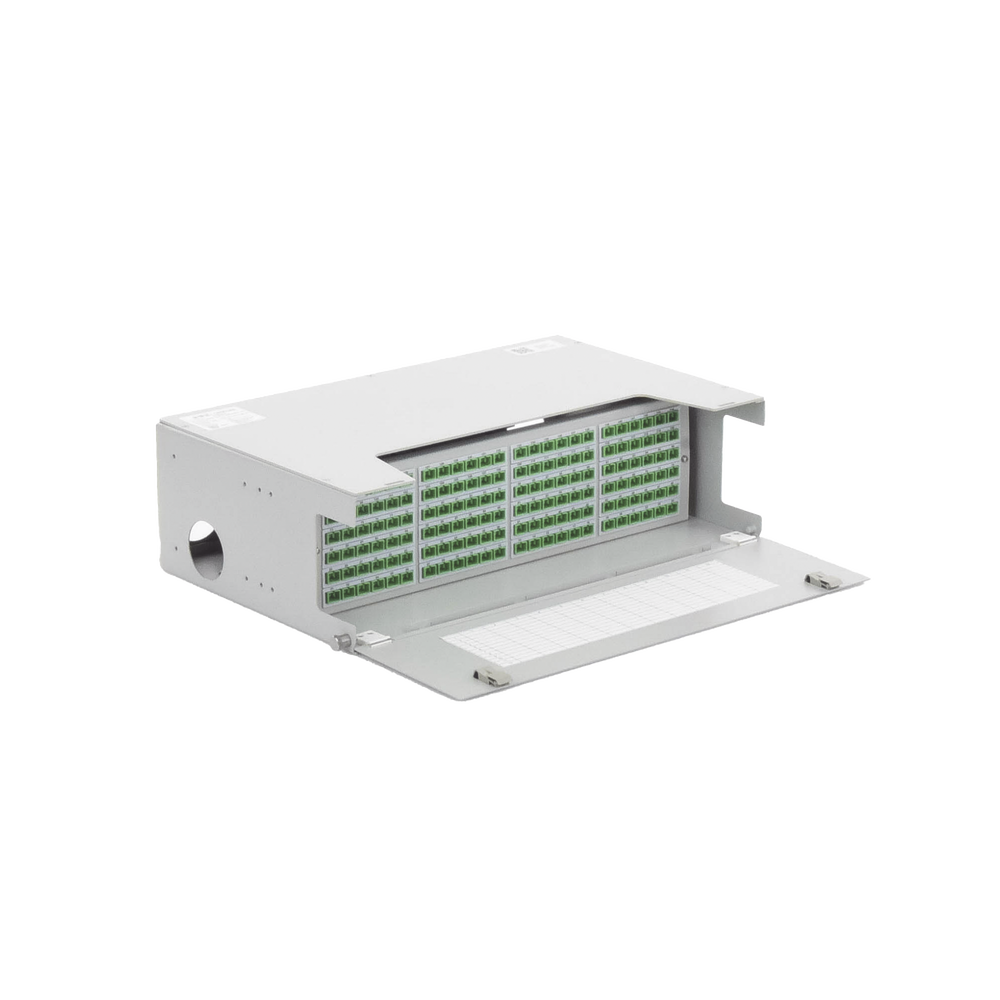 Distribuidor de Fibra ?ptica para 144 Empalmes, con 144 Acopladores SC/APC y 144 Pigtails, 19, 5 UR - Imagen 5