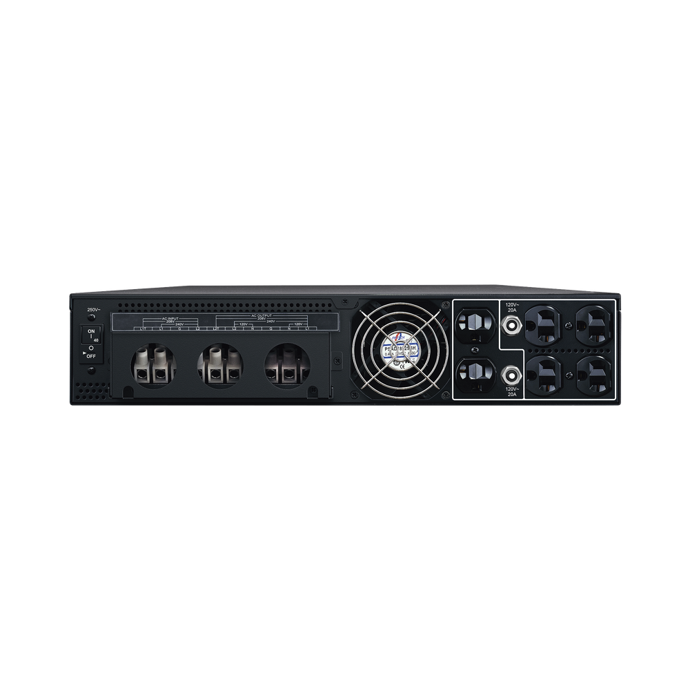 Transformador Reductor de 208 Vca a 120 Vca, Con entrada Hardwire con Cable de Uso Rudo y 6 Salidas NEMA 5-20R, Recomendado para UPS modelo OL6KRT - Imagen 4