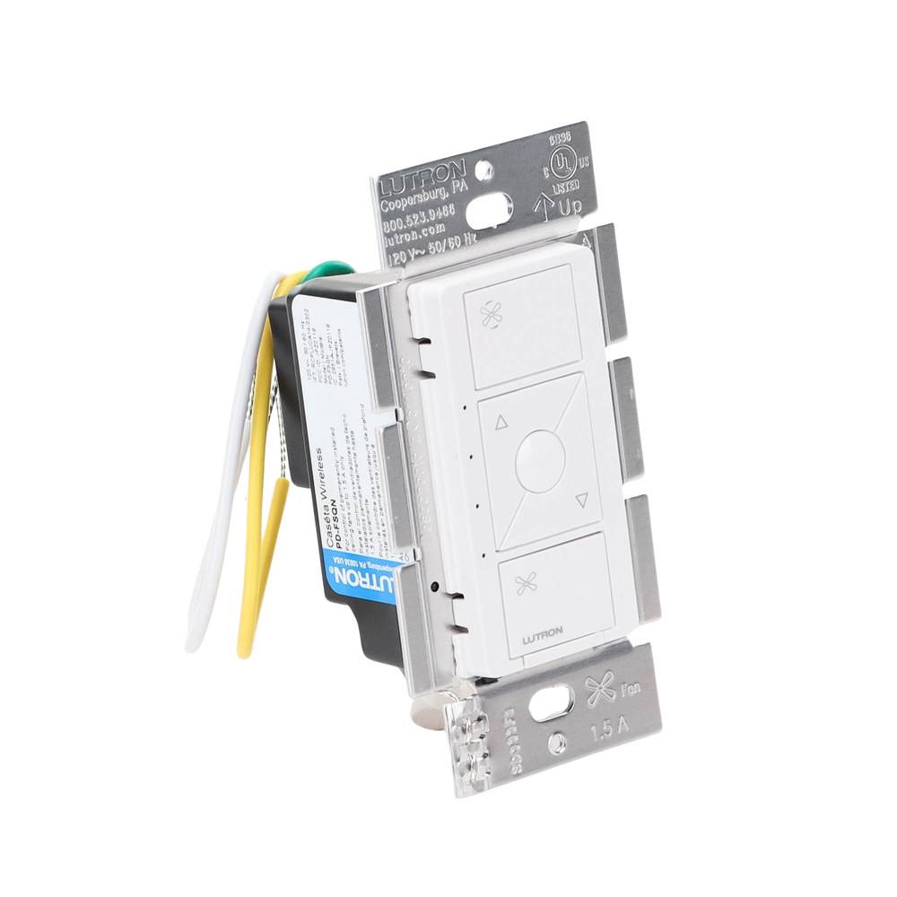 (Caseta Wireless) Control de velocidad inalámbrico para ventilador de techo, un solo polo. - Imagen 5