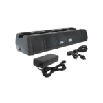 Multicargador de 6 cavidades para radios Icom IC-F3003, IC-4003 para baterías Ni-Mh  BP264 o genéricas.