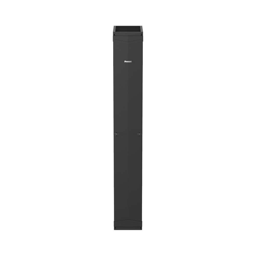 Organizador Vertical PatchRunner™, Doble (Frontal y Posterior), Para Rack Abierto de 45 Unidades, 12in de Ancho, Color Negro - Imagen 2