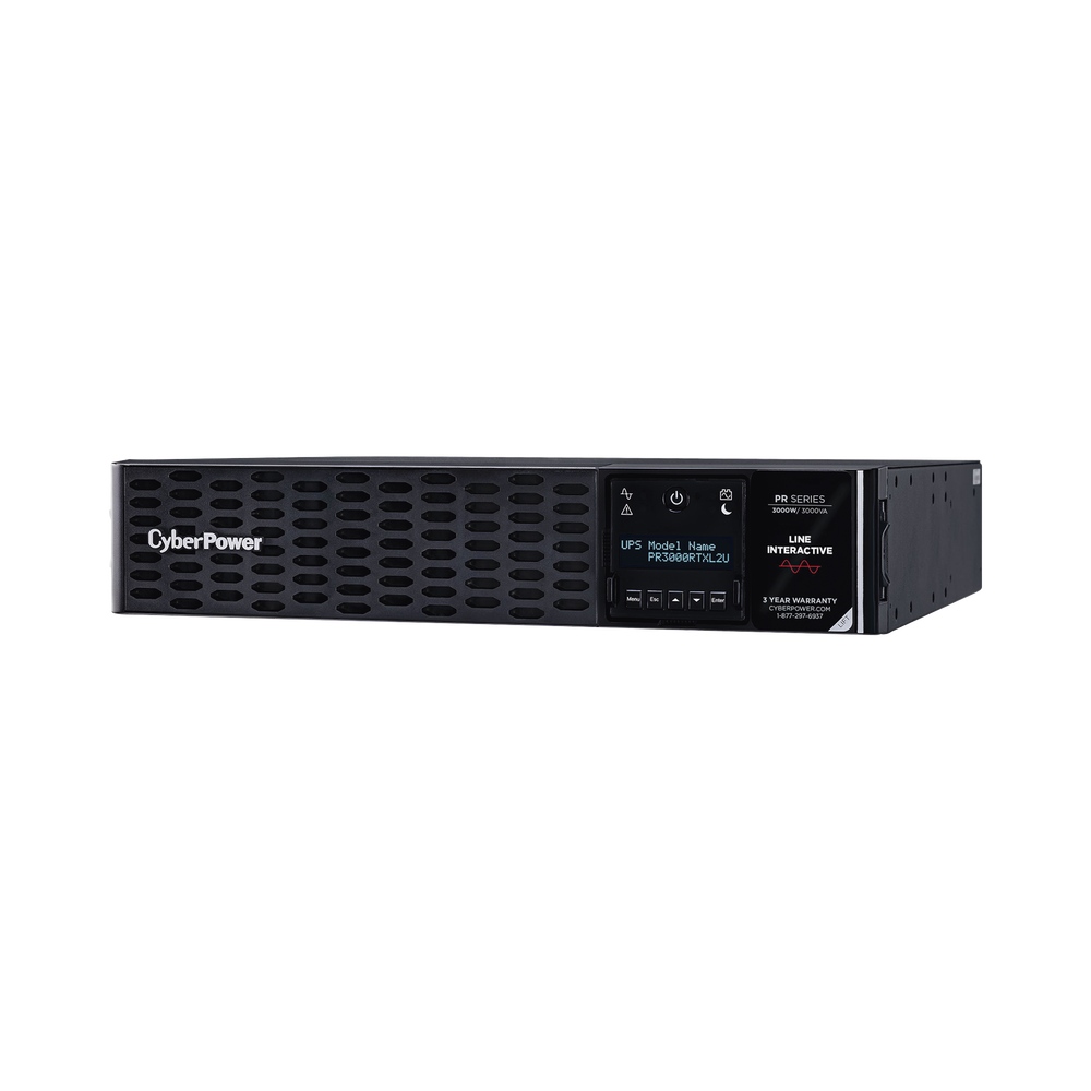 UPS de 3000 VA/3000 W, Topología Línea Interactiva, Entrada 120 Vca NEMA L5-30P, Onda Senoidal Pura, Torre o Rack de 2 UR, Con 8 Tomas 5-20R y 1 L5-30R - Imagen 3