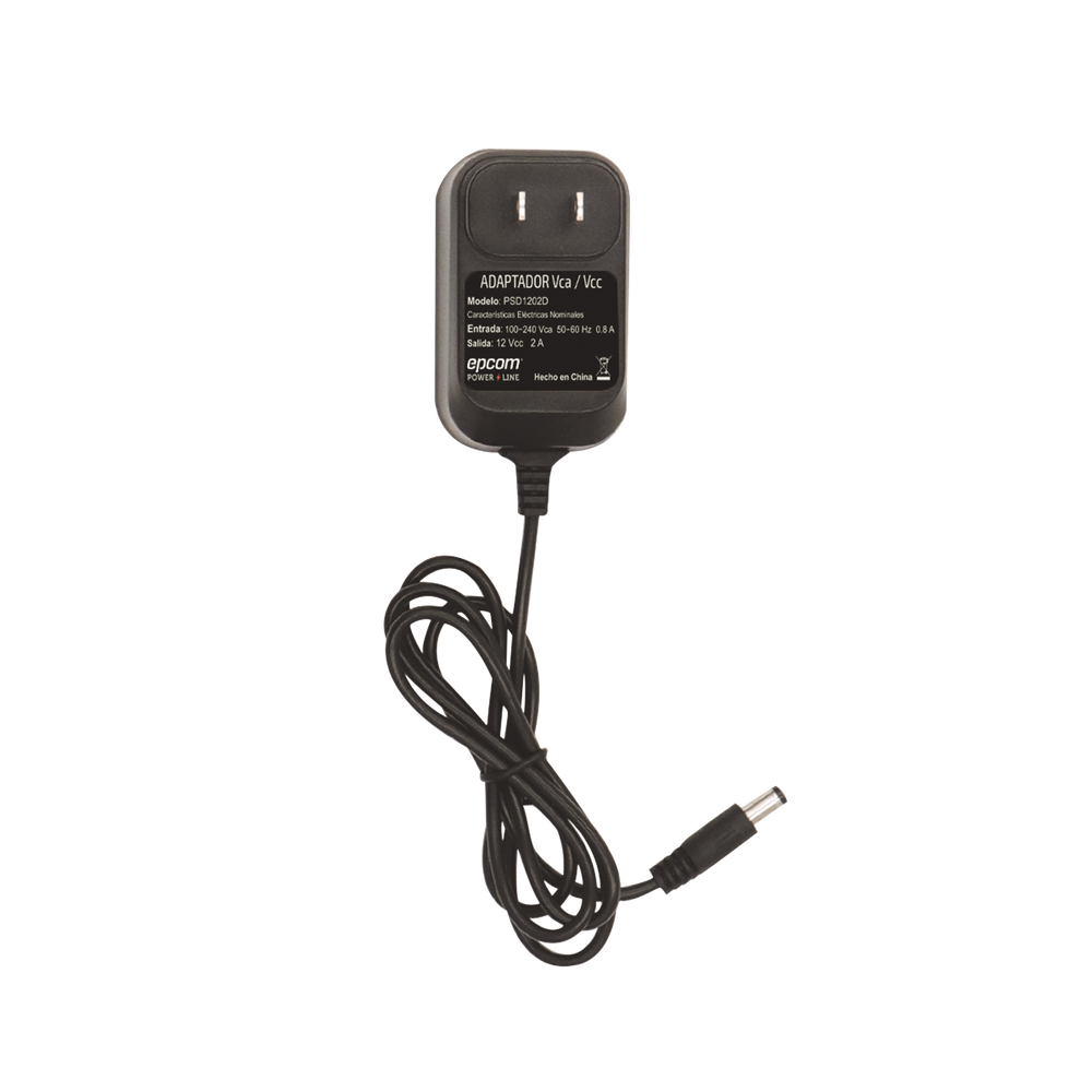 Fuente de Poder de 12 Vcc Regulada / 2 Amp / Voltaje de Entrada de 100 - 240 VCA / Longitud del cable 96 cms. - Imagen 2