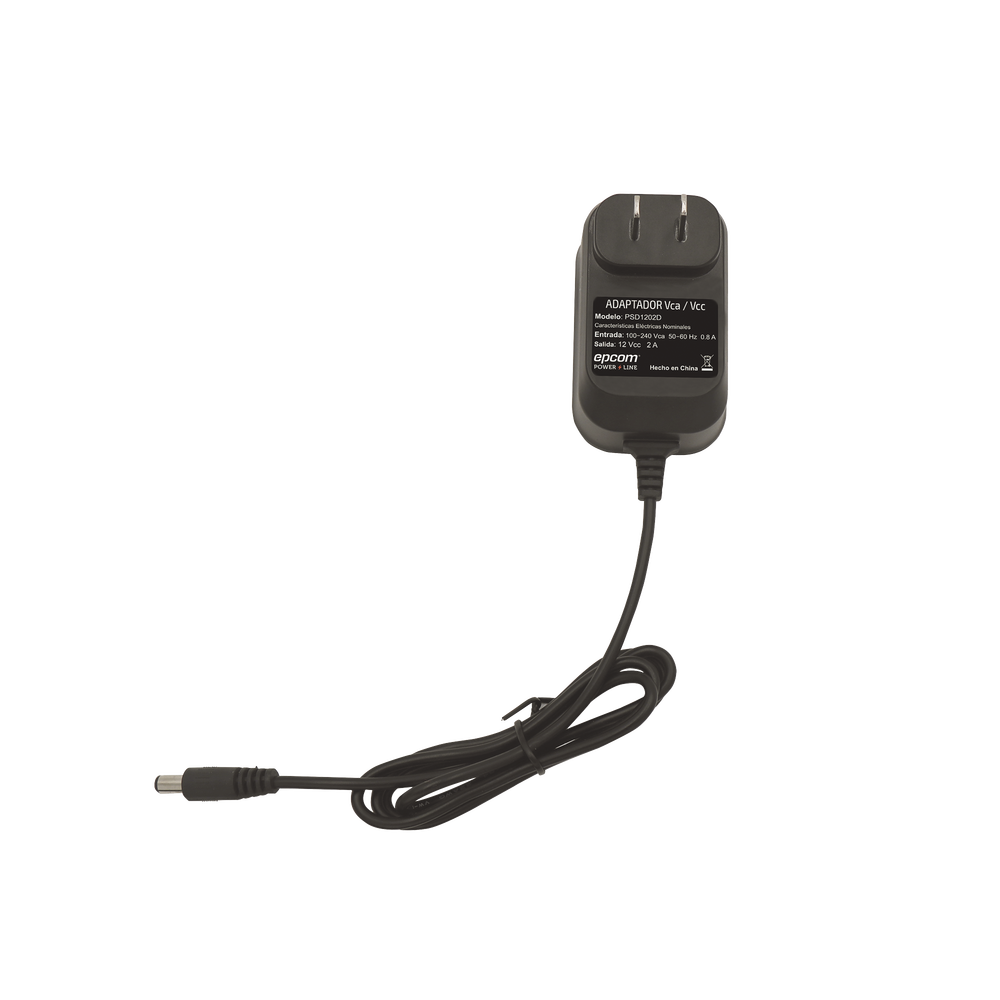 Fuente de Poder de 12 Vcc Regulada / 2 Amp / Voltaje de Entrada de 100 - 240 VCA / Longitud del cable 96 cms. - Imagen 3