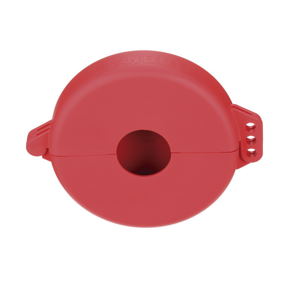Dispositivo de Bloqueo LOTO para Válvulas de Compuerta, Para Diámetros de 3 a 6.5", Color Rojo - Imagen 2