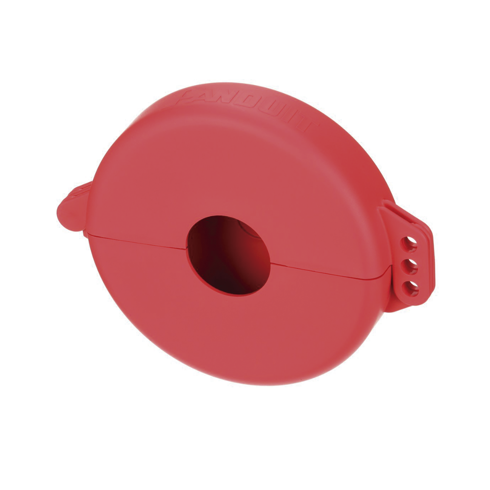 Dispositivo de Bloqueo LOTO para Válvulas de Compuerta, Para Diámetros de 3 a 6.5", Color Rojo - Imagen 3