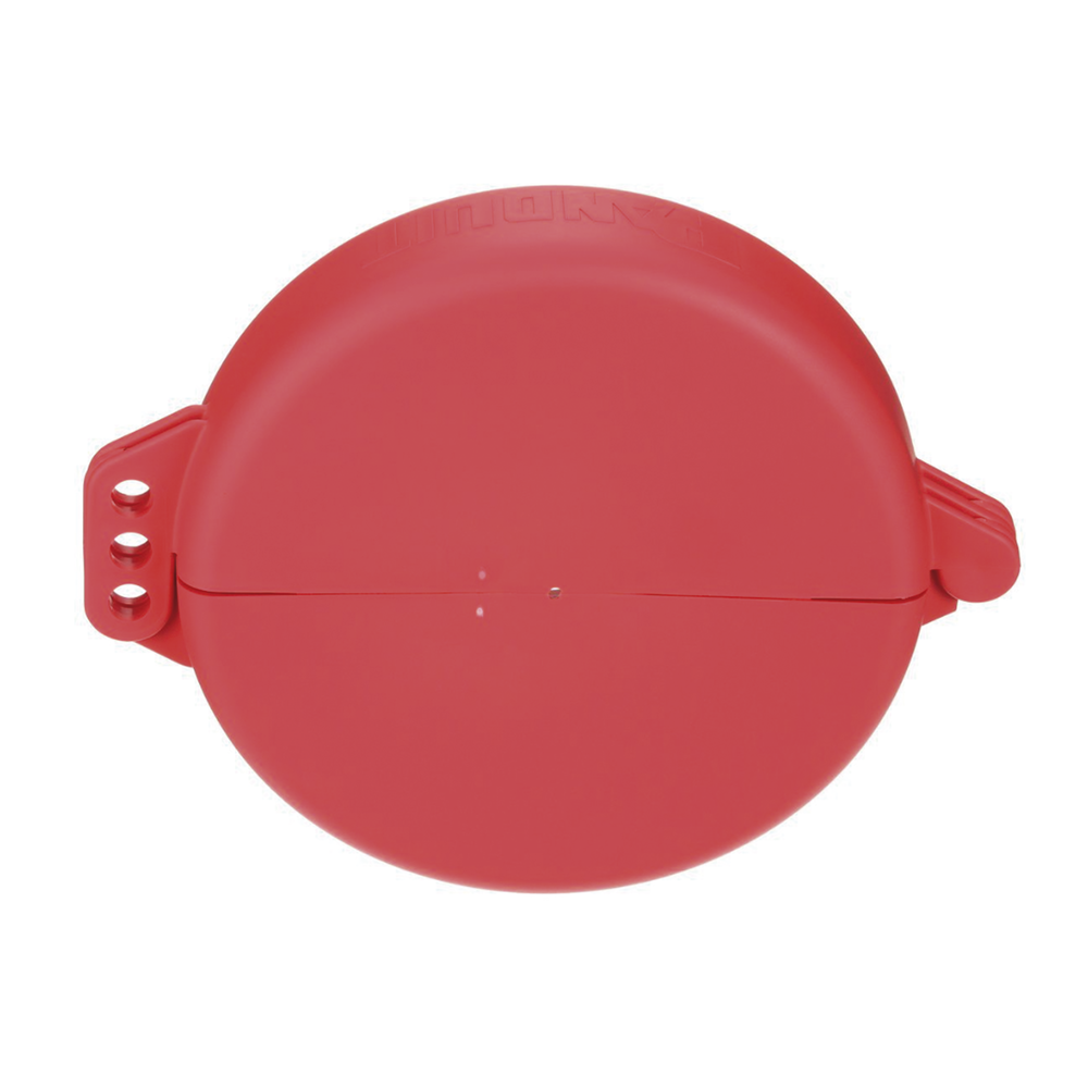 Dispositivo de Bloqueo LOTO para Válvulas de Compuerta, Para Diámetros de 3 a 6.5", Color Rojo - Imagen 4