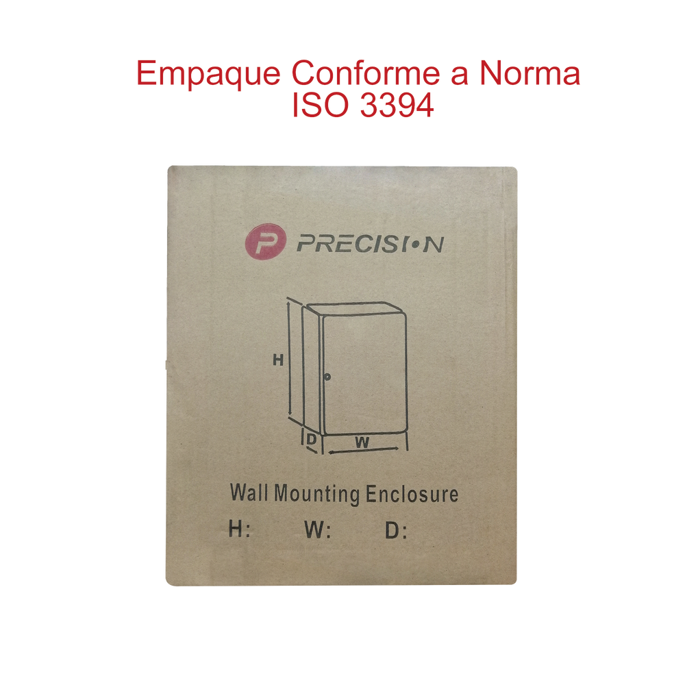 Gabinete de Acero IP66 Uso en Intemperie (400 x 400 x 200 mm) con Placa Trasera Interior de Metal y Compuerta Inferior Atornillable (Incluye Chapa y Llave T). - Imagen 5
