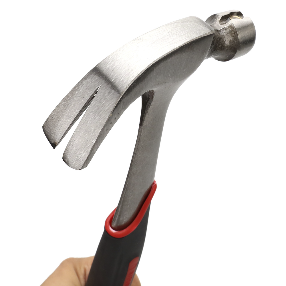 Martillo Uso Rudo de Acero Forjado de 16 oz. con Uña Curva. Con Sujetador Magnético de Clavos. - Imagen 2
