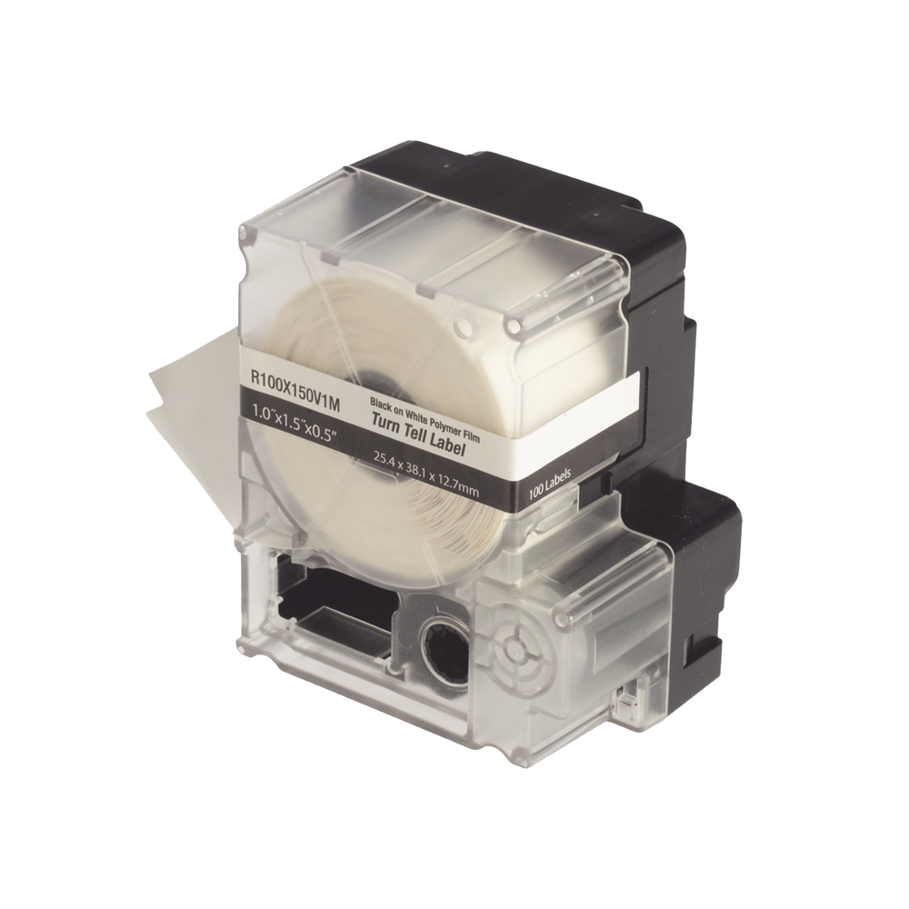 Casete de 100 Etiquetas Autolaminadas Turn-Tell, con Rotaci?n para Mejor Visibilidad, para Cables de Redes de Cobre o Fibra ?ptica, de 5.5 a 7.1 mm (0.22 a 0.28 pulgadas) de Di?metro - Imagen 3