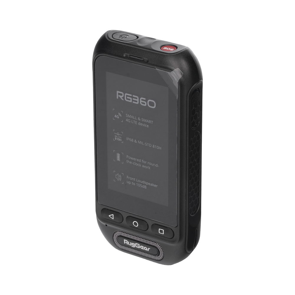 RugGear Radio PoC LTE, IP68 Resistente al Agua, Pantalla Tǭctil 3", Compatible con NXRadio y TASSTA - Imagen 4