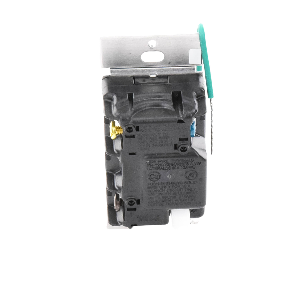 (RadioRA2) Switch on/off RRD-8S-DV-WH de doble voltaje, un solo polo 120V/, 8A/, 1/10HP 3A en motores, apaga y enciende iluminación ó motor, NO requiere cable neutro. - Imagen 4