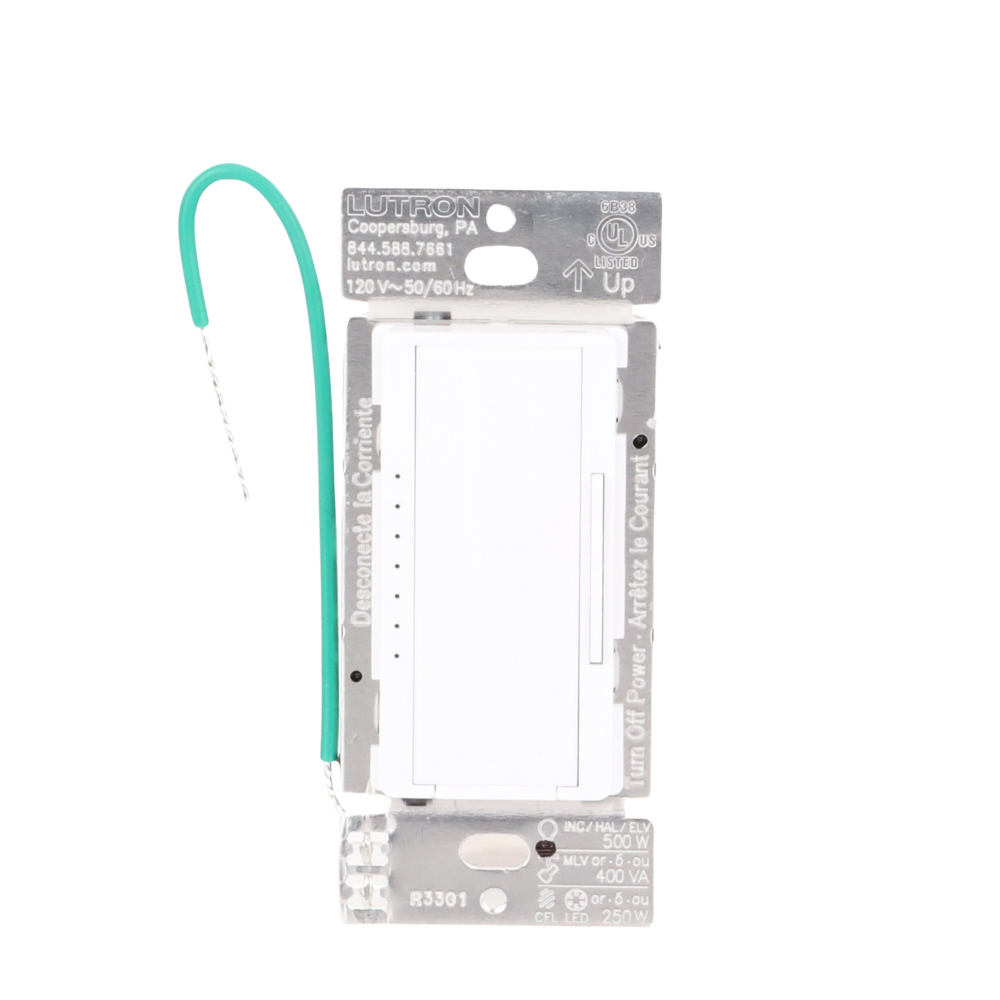 (RadioRA2) Atenuador Dimmer PRO para linea RadioRa2, RadioRa3 y RA2 Select, el cable neutro es opcional 250W LED / CFL - Imagen 3