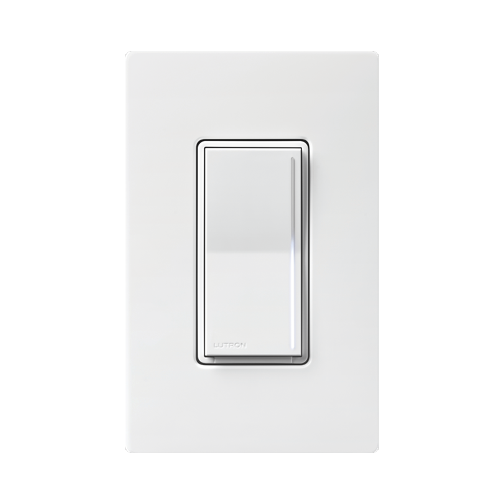 (RadioRa3) Atenuador táctil Sunnata Dimmer PRO color blanco, requiere cable neutro / soporta 250W LED