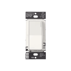 (RadioRA3) Apagador Auxiliar de pared, compañero de apagadores multilocación. Usar en 3 vías o escalera. Color blanco mate.