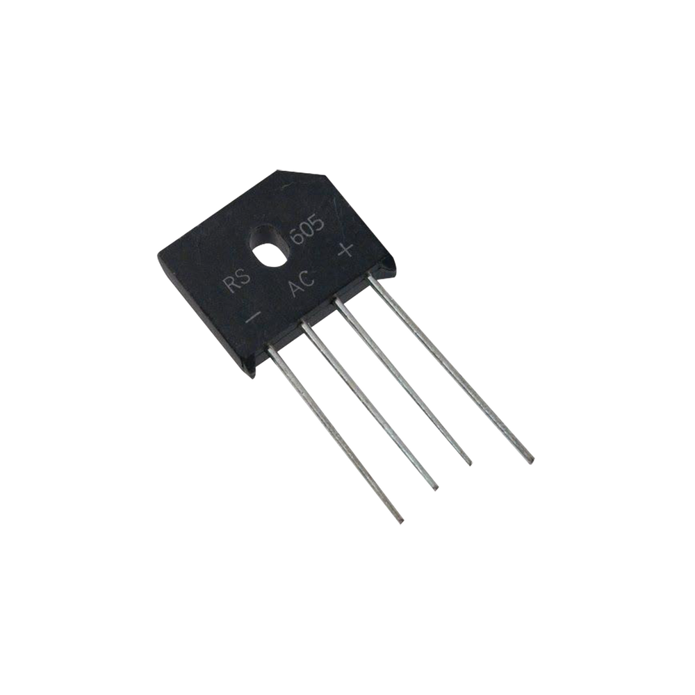 Puente Rectificador en L??nea de 6 Amp., 600 PIV, Silicio, 420 RMS.
