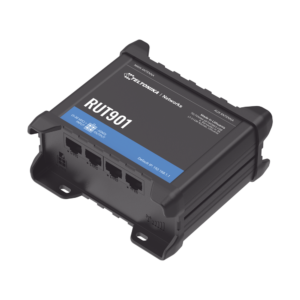 Router Industrial LTE 4G / 150 Mbps Cat 4 / 4 Puertos Ethernet / WiFi 2.4 GHz / Doble SIM / Montaje DIN / -40?C a 75?C