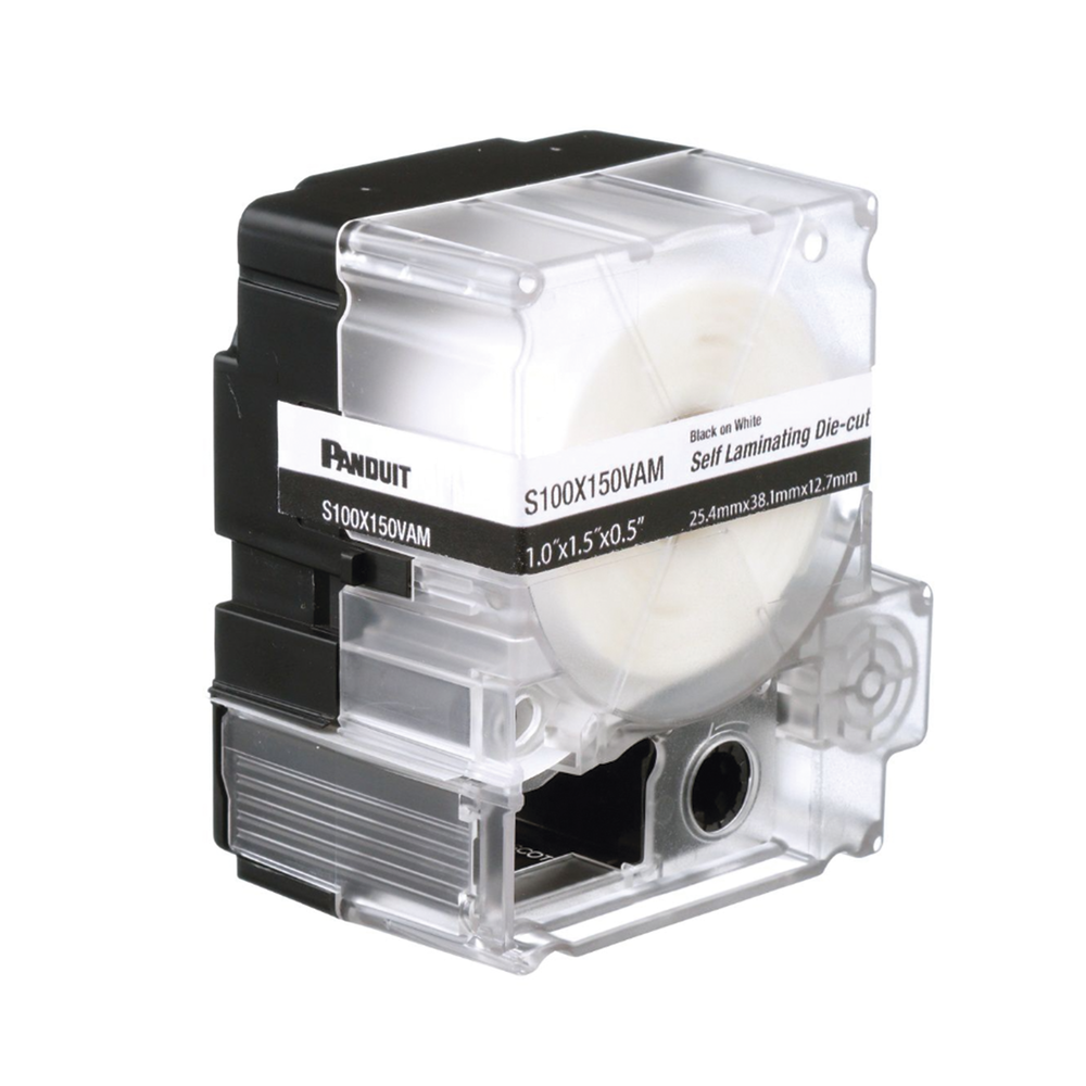 Casete de 125 Etiquetas Autolaminadas para Cables 8-4 AWG 1 x 2.25 Pulgadas (25.4 x 57.15 mm) - Imagen 2