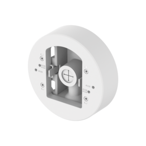 Montaje adaptador para instalacion en poste de camaras Domo y Bala serie X o P marca Hanwha