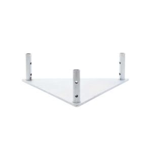 Base Triangular para Tramo STZ45 Galvanizado Electrolítico.