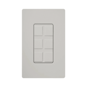 Caja de pared para varios contactos de red o tel, 6 mini espacios