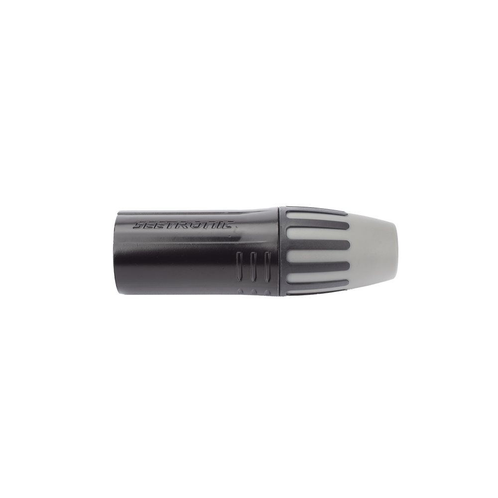XLR conector de cable macho, carcasa enchapada en negro, contactos enchapados en plata - Imagen 4