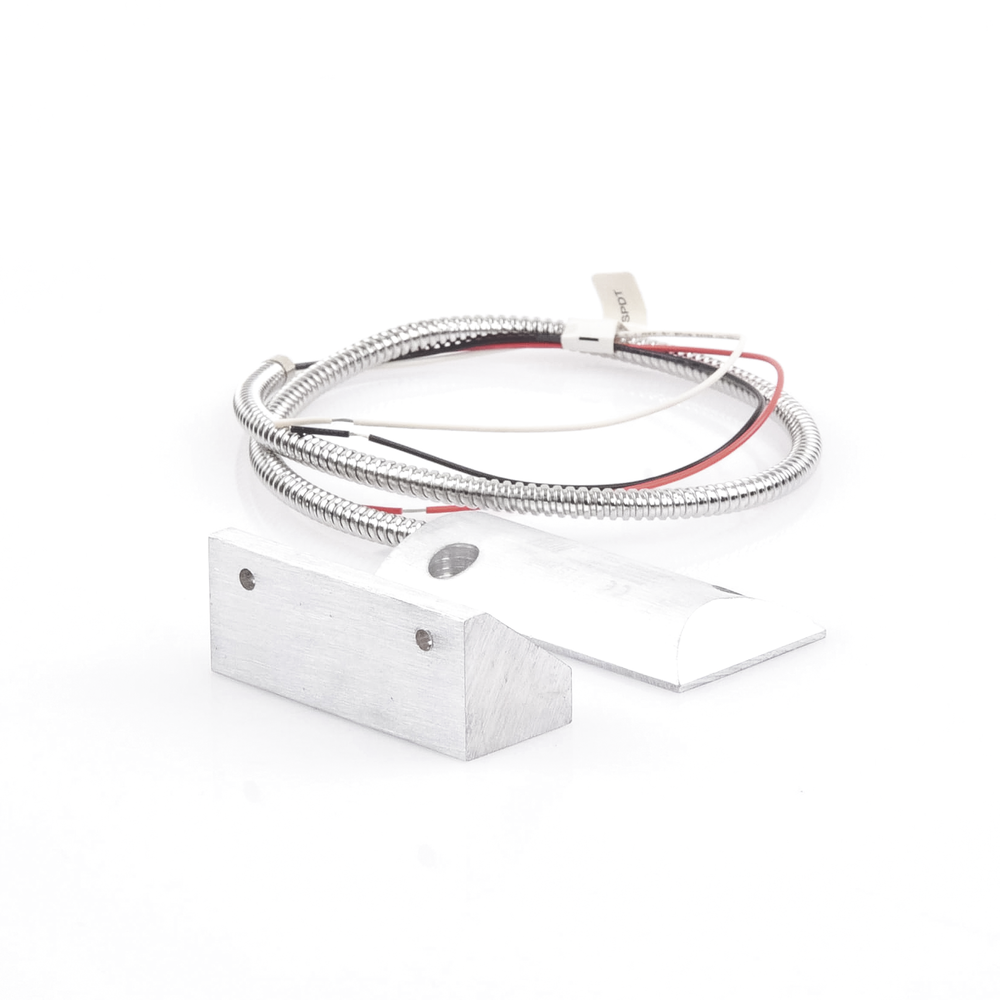 Contacto Magnético para Piso, Salida Dual NC/NA, GAP 65mm, Cubierta de Aluminio con 55cm de Cable Blindado - Imagen 4