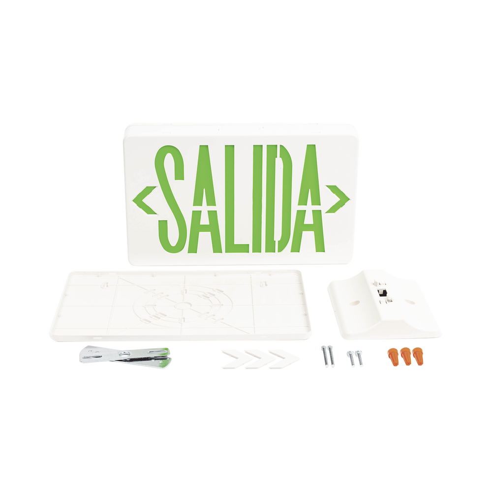 Letrero LED DUAL de SALIDA Universal con alto brillo/uso en pared, lateral o techo/Batería de Respaldo Incluida. - Imagen 5