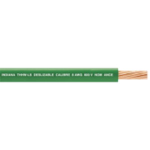 Cable El?ctrico 10 AWG Color Verde, Conductor de Cobre Suave Cableado. Aislamiento de PVC, Auto-Extinguible. Bobina de 100 Metros (328.08 Pies)