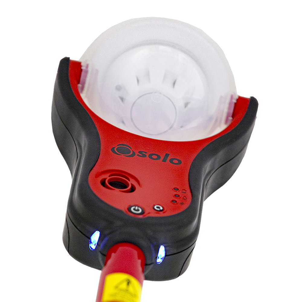 Probador Electrónico Inteligente Para Detectores De Humo y Sistemas ASD, Con Luz LED Integrado, Utiliza Cartuchos De Humo Sintético, Recargable, Listado UL - Imagen 2