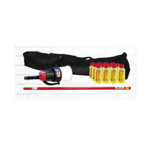 Kit De Prueba De Detectores De Humo, Incluye Extension Telescópica SOLO-101 1.2 m, Dispensador SOLO-330 4", 12 Latas De Humo M8 y Bolsa De Transporte SOLO-604