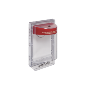 Protector de Policarbonato S?per Resistente para Palanca de Incendio Texto en Espa?ol