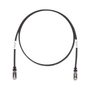 Patch Cord Cat6A, Blindado S/FTP, CM/LS0H, 10 Metros (32.81 Pies), Color Negro
